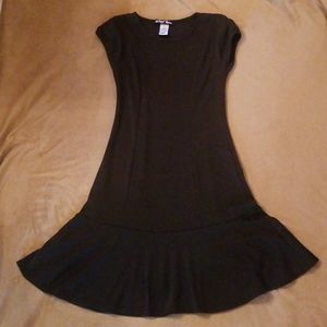 Plain black dress for girls